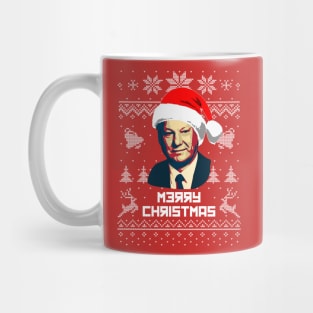 Boris Yeltsin Merry Christmas Mug
